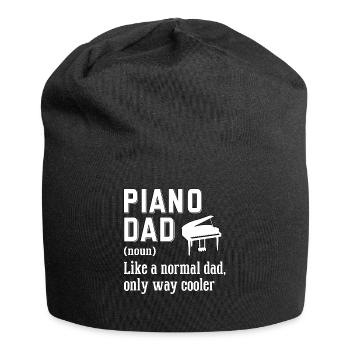 Pianiste Pianiste Piano - Bonnet en jersey - noir - Devant
