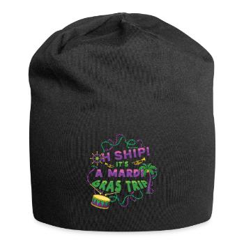 Ship Mardi Cruise Festival Parade Beads Mardi Gras - Jersey-Beanie - Schwarz - Vorne