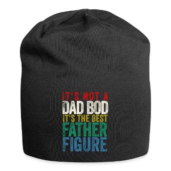 Lustiger Papa zum Vatertag - Jersey Beanie - black - Front