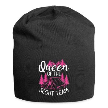 Girl Scout Leader Queen of the Scout Team Scouting - Jersey Beanie - black - Front