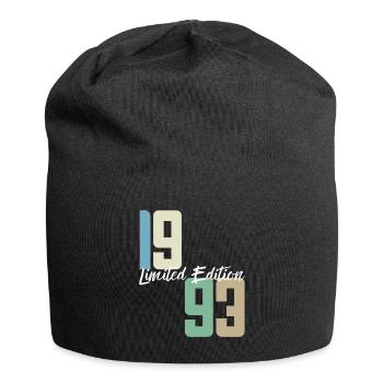 30 ans né en 1993 rétro 30e anniversaire - Bonnet en jersey - noir - Devant