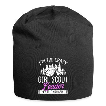 Scouting Crazy Girl Scout Leader Club Scouting - Jersey-Beanie - Schwarz - Vorne