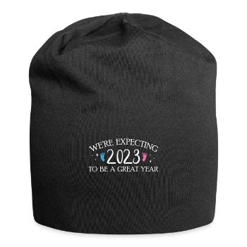We´re Expecting 2023 To Be A Great Year - Jersey-Beanie - Schwarz - Vorne