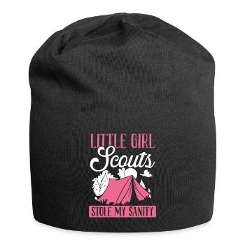 Girl Scout Leader Girl Scout stole my Sanity - Jersey Beanie - black - Front
