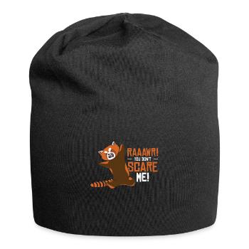 Roter Panda Tierliebhaber Niedliches Tier Natur - Jersey-Beanie - Schwarz - Vorne