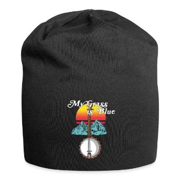 Chemises Banjo Pour Hommes Bluegrass Appalachia Folk - Bonnet en jersey - noir - Devant