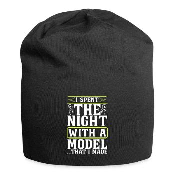 Architect Architects I Spent Night Architecture - Jersey Beanie - black - Front