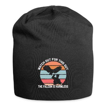 Fauconnerie Falkner Peregrine Falcon Vintage - Bonnet en jersey - noir - Devant
