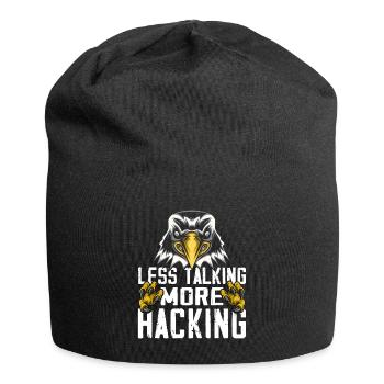 Falkner Peregrine Falcon Vintage Falconry - Jersey Beanie - black - Front