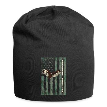 Fauconnerie Falkner Peregrine Falcon Vintage - Bonnet en jersey - noir - Devant