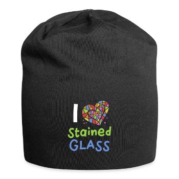 Stained Glass - Jersey Beanie - black - Front