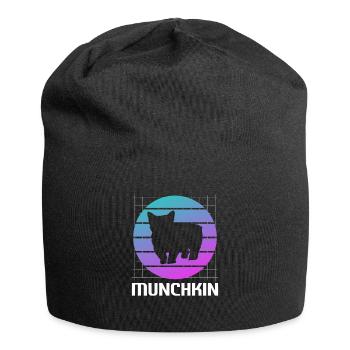 Rétro Munchkin Cat Lover - Bonnet en jersey - noir - Devant