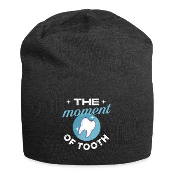le moment de la conception de la dent - Bonnet en jersey - charbon - Devant