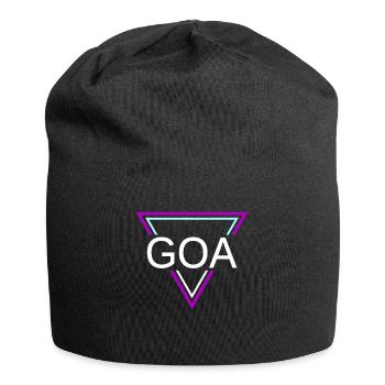 GOA Techno House Party EDM Festival Electro Rave - Jersey Beanie - black - Front