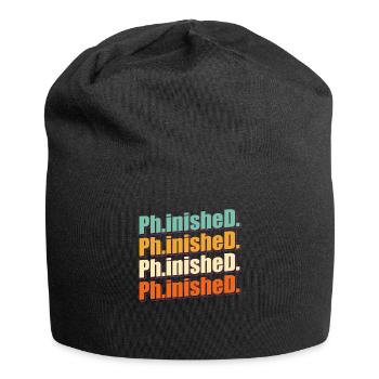 Phinished Finished Doctor Promotion Doctorat - Bonnet en jersey - noir - Devant