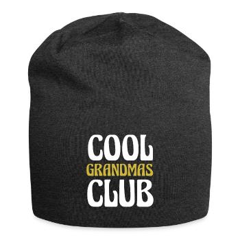Cadeau de chemise Cool Grandmas Club - Bonnet en jersey - charbon - Devant