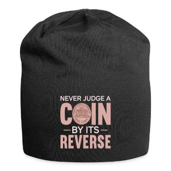 Coin Collector Numismatics Rare Coins Coin Lover - Jersey Beanie - black - Front