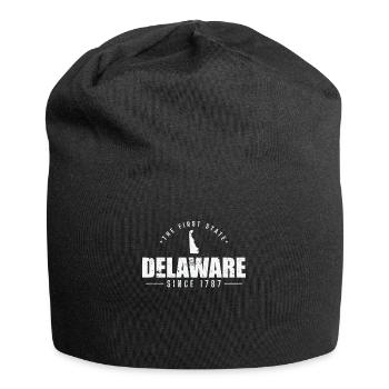 Delaware The First State since 1787 USA Amerika - Jersey-Beanie - Schwarz - Vorne