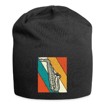 Saxophone Saxophone player Saxophonist - Jersey Beanie - black - Front