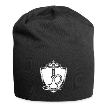 Shisha Wappen - Jersey-Beanie - Schwarz - Vorne