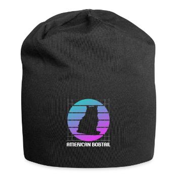 Ich gehe nirgendwo ohne meinen Zweibein-Kojoten - Jersey-Beanie - Schwarz - Vorne