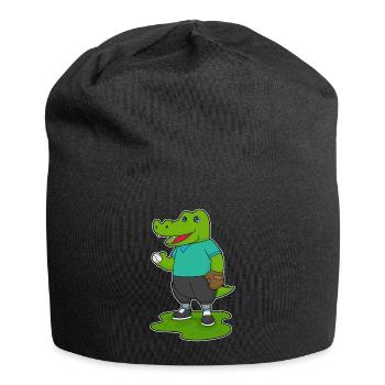 Crocodile Baseball Baseball Glove - Jersey Beanie - black - Front