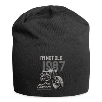 Je ne suis pas vieux, je suis classique. Anniversaire motard 1987 - Bonnet en jersey - noir - Devant
