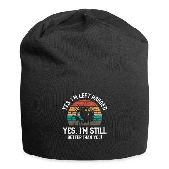 I Don't Go Anywhere Without My Bipod Coyote - Jersey Beanie - black - Front