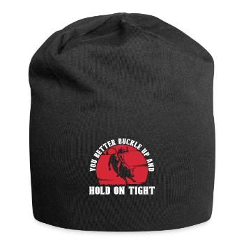Bull Riding You Better Buckle Up Loves Riding Bull - Bonnet en jersey - noir - Devant