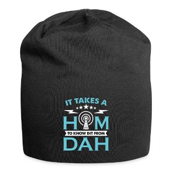 Ham Radio It Takes A Ham To Channel Radio Operator - Jersey Beanie - black - Front