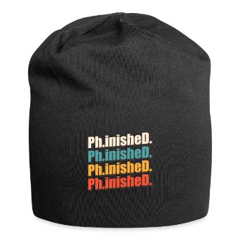 Phinished Finished Doctor Promotion Doctorat - Bonnet en jersey - noir - Devant