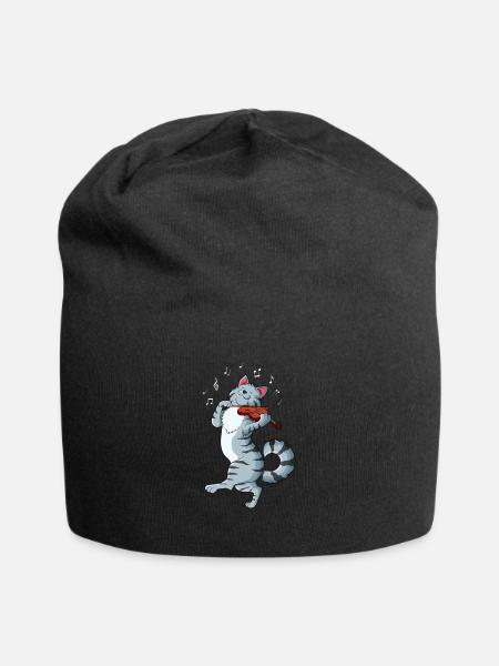 Violon Violon Viola Cello Musicien Instrument - Bonnet en jersey - noir