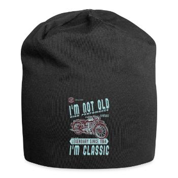 I'm Not Old I'm Classic. Biker Geburtstag 1964 - Jersey-Beanie - Schwarz - Vorne