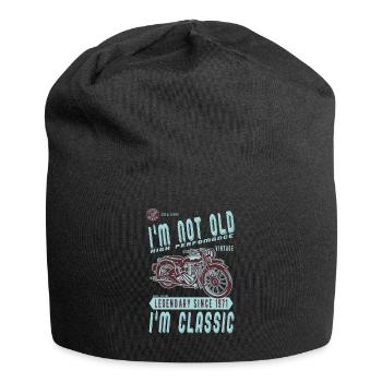 I'm Not Old I'm Classic. Biker Geburtstag 1971 - Jersey-Beanie - Schwarz - Vorne