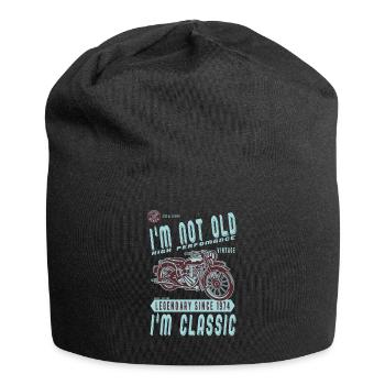 I'm Not Old I'm Classic. Biker Geburtstag 1974 - Jersey-Beanie - Schwarz - Vorne