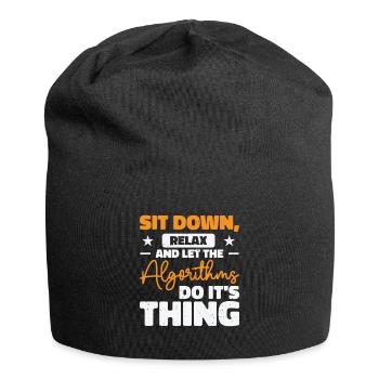 Computer Algorithmus Programmierer Künstliche - Jersey-Beanie - Schwarz - Vorne