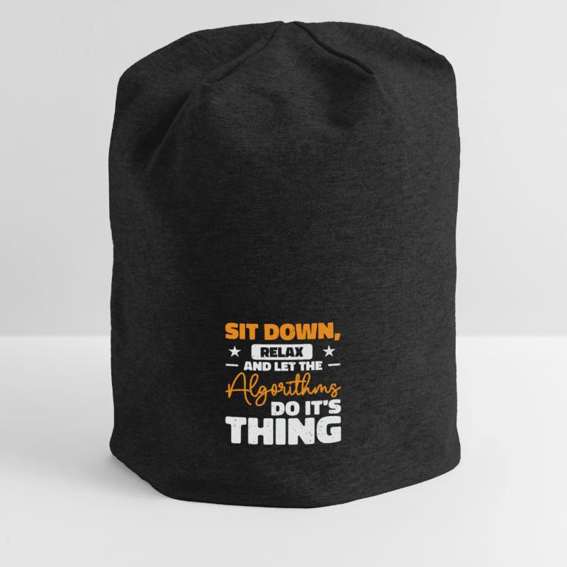 Computer Algorithmus Programmierer Künstliche Jersey-Beanie