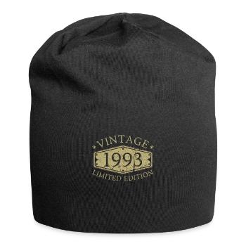 30 ans né en 1993 rétro 30e anniversaire - Bonnet en jersey - noir - Devant