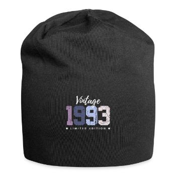 30 ans né en 1993 rétro 30e anniversaire - Bonnet en jersey - noir - Devant