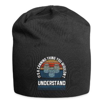 Homesteader Canning Thing Food Perservation - Jersey-Beanie - Schwarz - Vorne