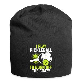 Pickleball Player Paddle Sport Game Match Season - Jersey Beanie - black - Front