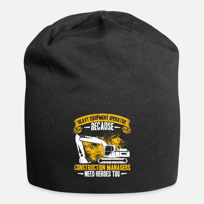 Gestionnaire d'opérateurs d'excavatrices - Bonnet en jersey - noir