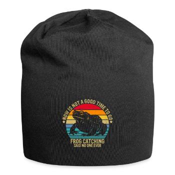 Frog Catching Said no one ever Frog Hunting Frog - Jersey-Beanie - Schwarz - Vorne