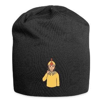 Poulet ASL Gestes de la main Sourd Perte auditive - Bonnet en jersey - noir - Devant