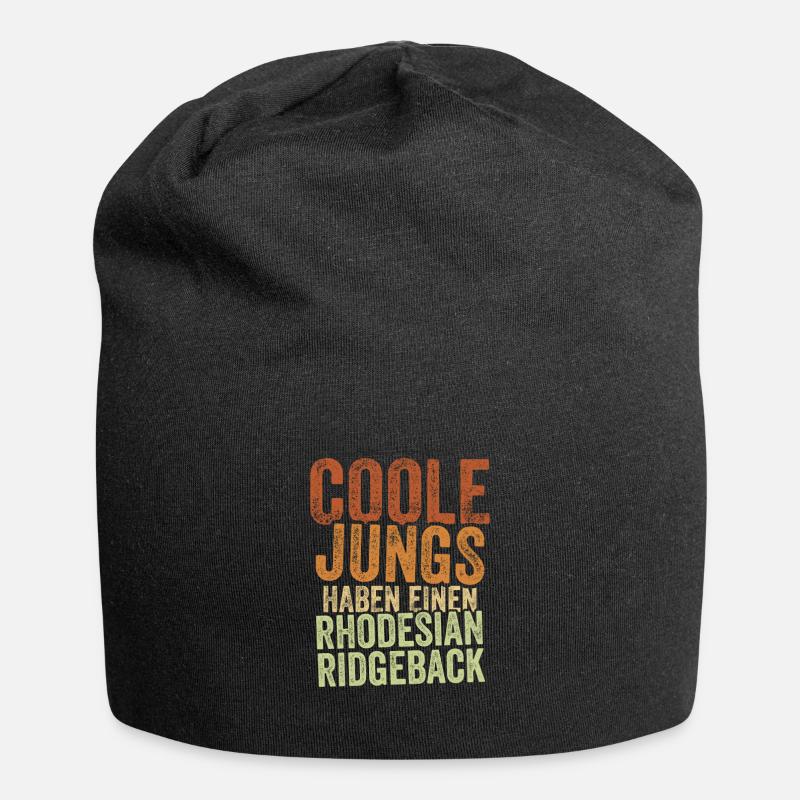Rhodesian Ridgeback - Jersey-Beanie - Schwarz