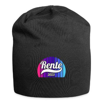 Rentner 2023 Rentnerin 2023 Rente 2023 - Jersey-Beanie - Schwarz - Vorne