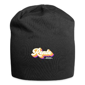 Rentner 2023 Rentnerin 2023 Rente 2023 - Jersey-Beanie - Schwarz - Vorne