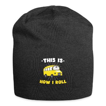 This Is How I Roll Bus Driver Profession Bus Funny - Jersey Beanie - charcoal grey - Front