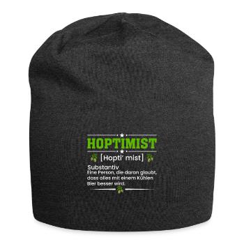 Hop timist Substantiv - Jersey-Beanie - Anthrazit - Vorne