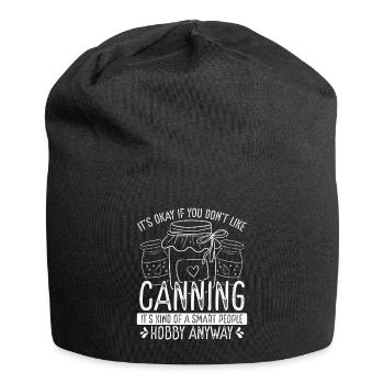 Canning Season Food Perservation Homesteader - Jersey-Beanie - Schwarz - Vorne
